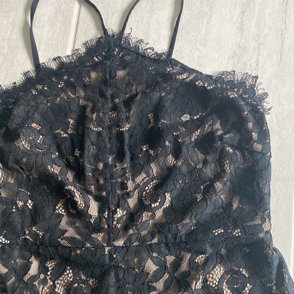 Lulus Black Lace Dress Size Large - Picture 2 of 8